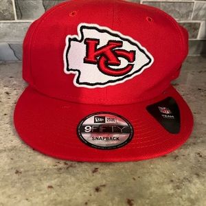 Kansas City Chiefs New Era 59FIFTY Structured Hat - Red